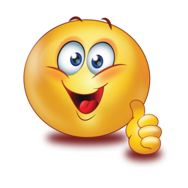 Cheer Big Smile Thumb Up Emoji