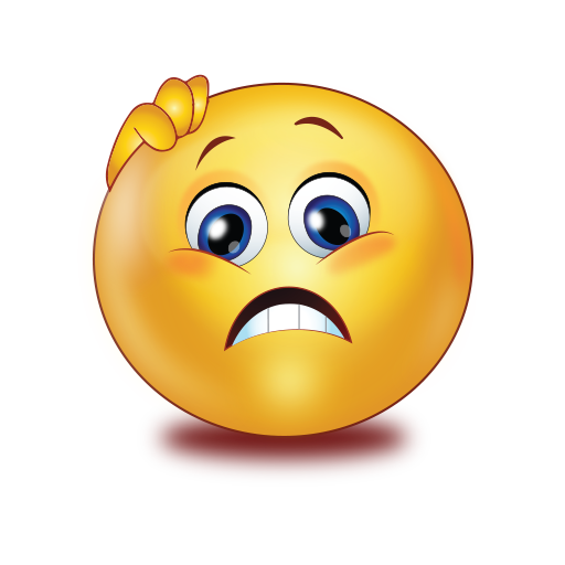 Confused Sad Open Mouth Emoji