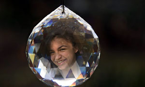 Crystal photo effect