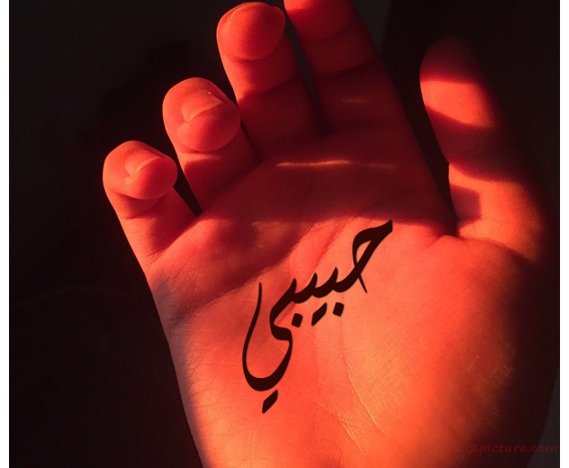 Write Name On Palm Hand Make